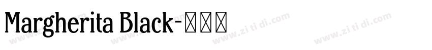 Margherita Black字体转换